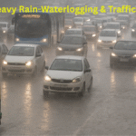 Delhi Heavy Rain-Waterlogging & Traffic Jam